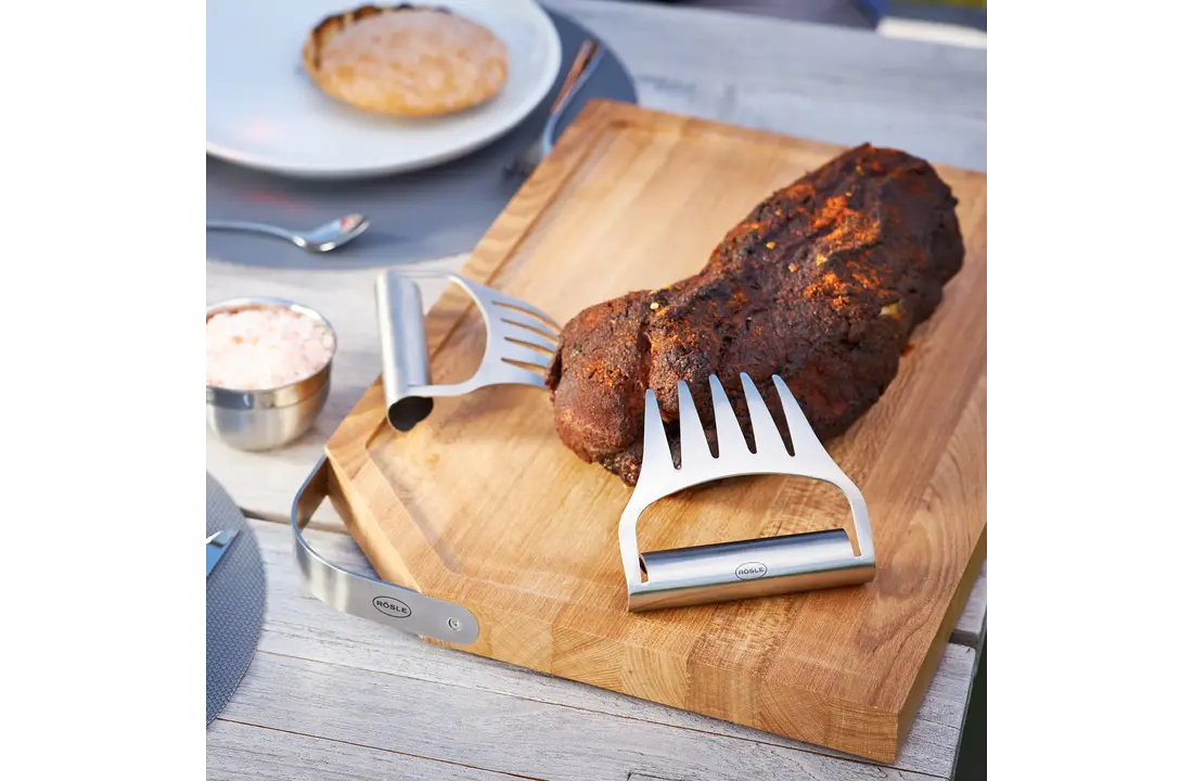 Rösle Barbecue Pulled-Pork Vork RVS  -set van 2 stuks