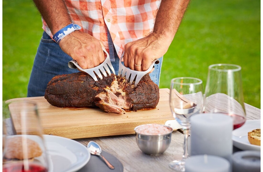 Rösle Barbecue Pulled-Pork Vork RVS  -set van 2 stuks