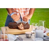 Rösle Barbecue Pulled-Pork Vork RVS  -set van 2 stuks