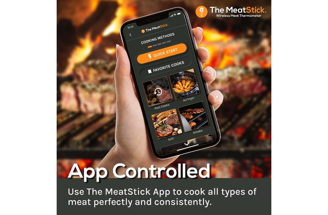 The MeatStick Pro Set van 2 Draadloze Kernthermometers