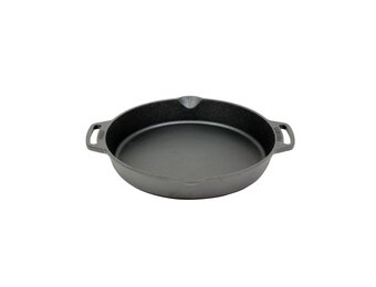 Valhal Outdoors Skillet Gietijzer Met Handgrepen 25 cm.