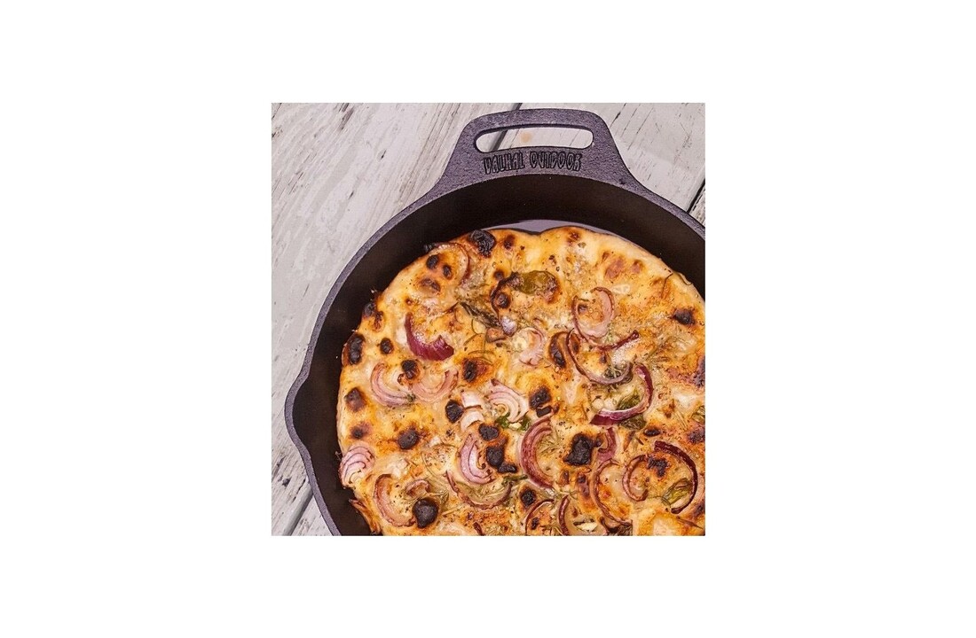 Valhal Outdoors  Skillet Gietijzer Met Handgrepen 25 cm