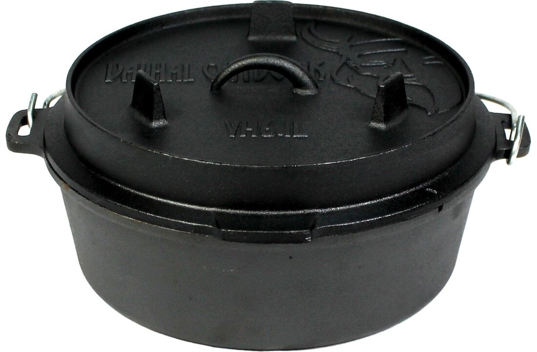 Valhal Outdoor Dutch Oven Braadpan Barbecue 6.1 liter