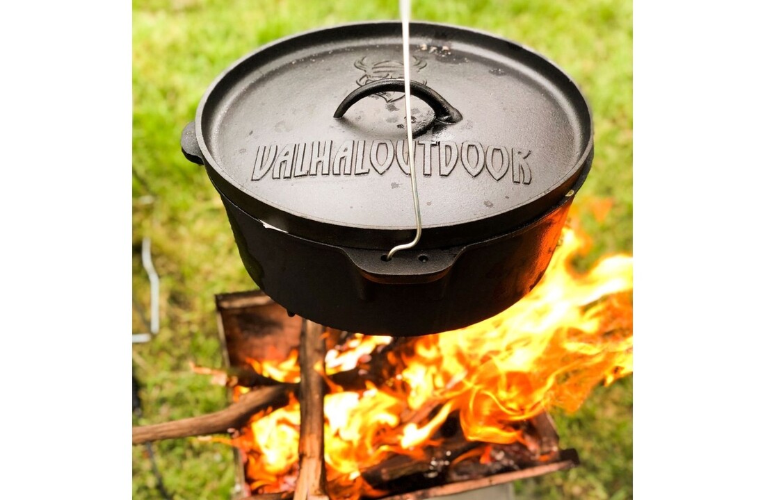 Valhal Outdoor Dutch Oven Braadpan Barbecue 6.1 liter
