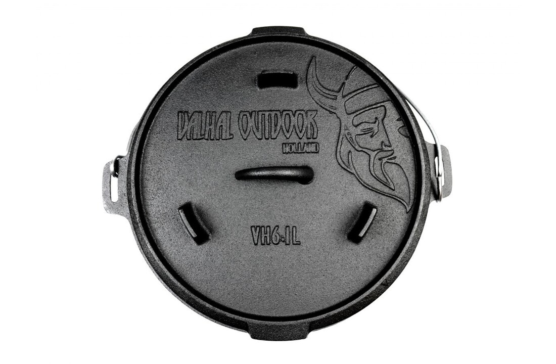 Valhal Outdoor Dutch Oven Braadpan Barbecue 6.1 liter