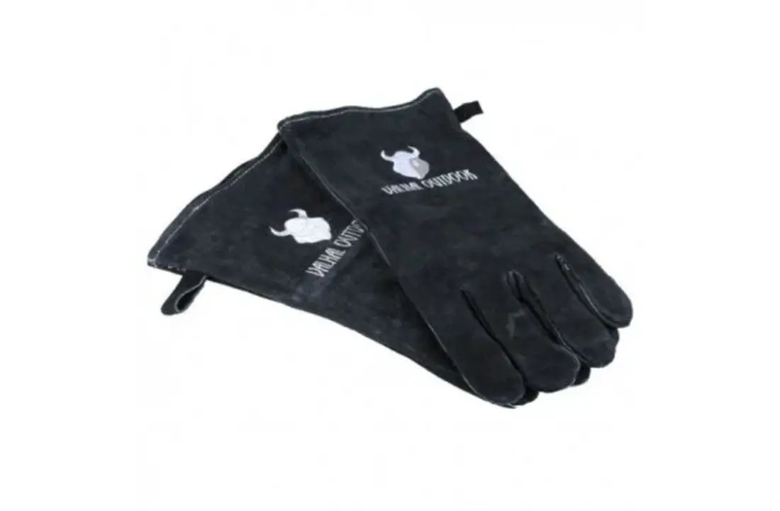 Valhal Outdoors BBQ Accessoire Handschoen Suede Vuurvast Set