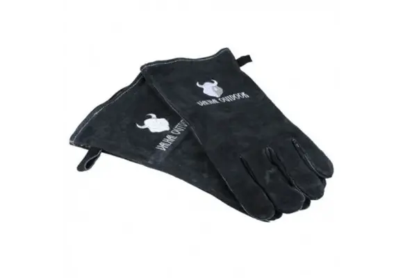 Valhal Outdoors BBQ Accessoire Handschoen Suede Vuurvast Set
