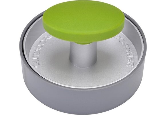 Outdoor Chef Hamburgerpers Ø 12 cm Grijs