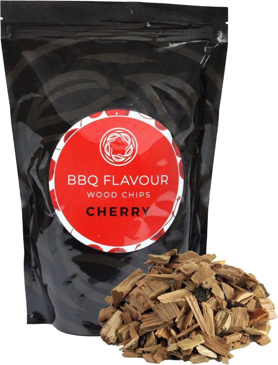 Rooksnippers Kers 500 g BBQ Flavour