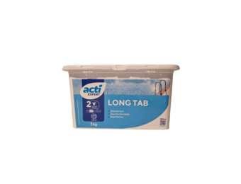 Acti Long tab chloor tabletten 1kg - 250 grams (Enkel Geschikt voor de Belgische markt)