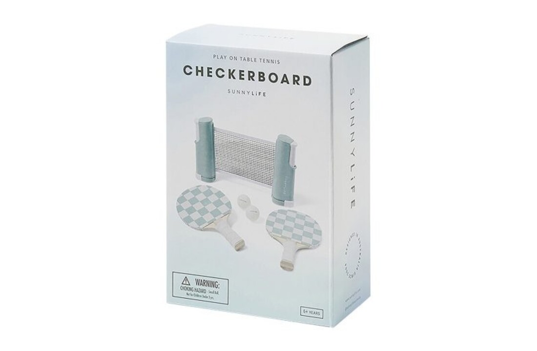 Sunnylife Tafeltennis Set Checkerboard