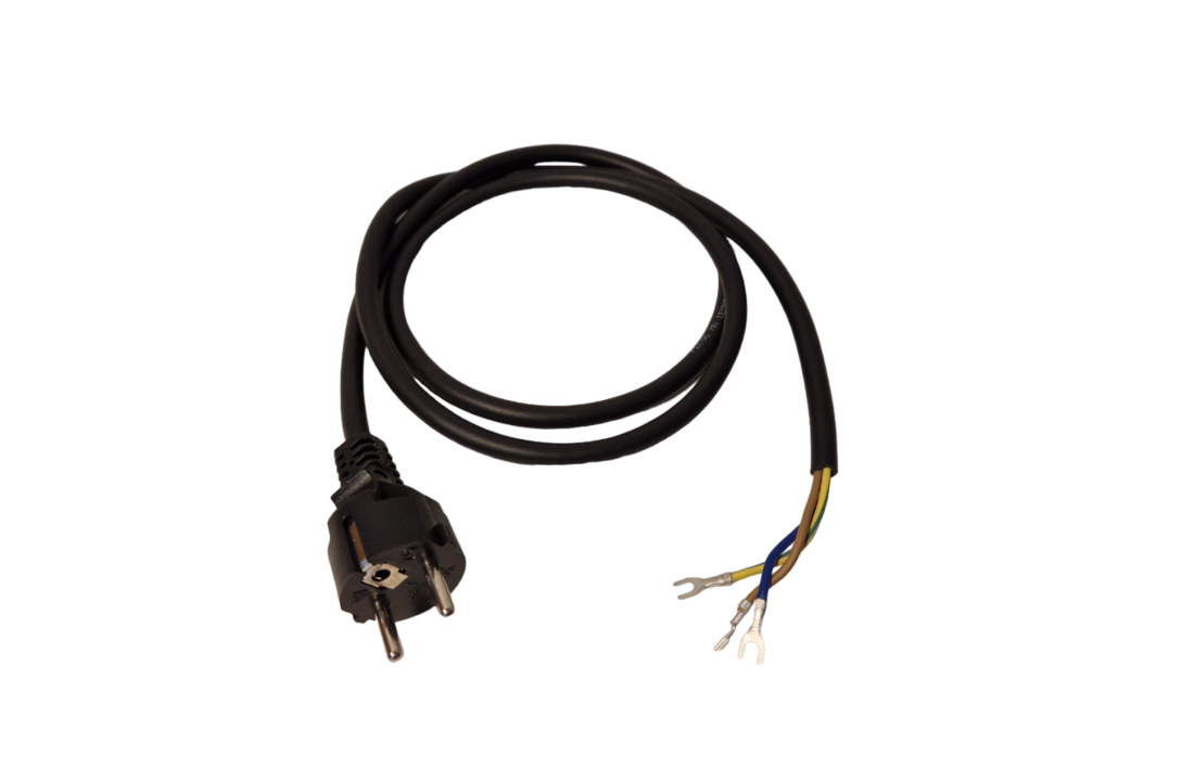 3m Stroomkabel H07 RNF Met Aangegoten Stekker 3x1,5mm²