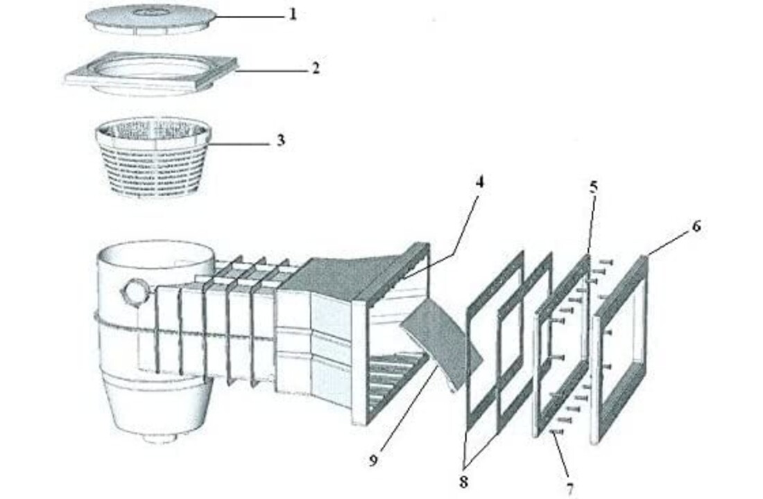 Weltico Skimmer afdek flens