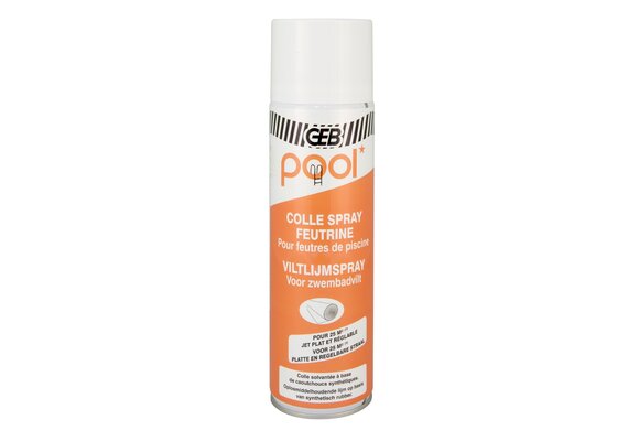 Viltlijmspray voor zwembadvilt