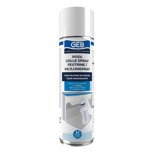 Viltlijmspray voor zwembadvilt