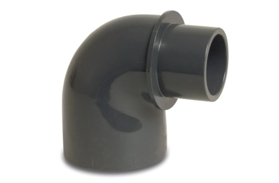 PVC KNIE 32/40 mm x 50 mm 90° PN 16