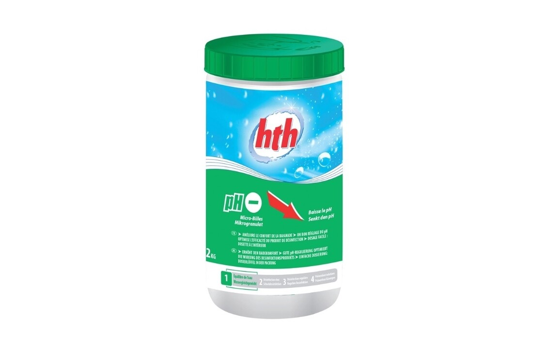 HTH PH Minus Granulaat 2 kg - poeder