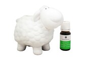 Emendo Sauna schaap met etherische olie Eucalyptus Wit