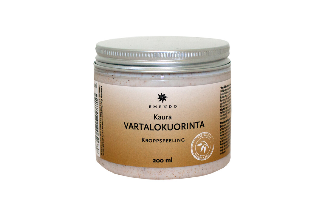 Emendo verzorging set Haver scrub en crème