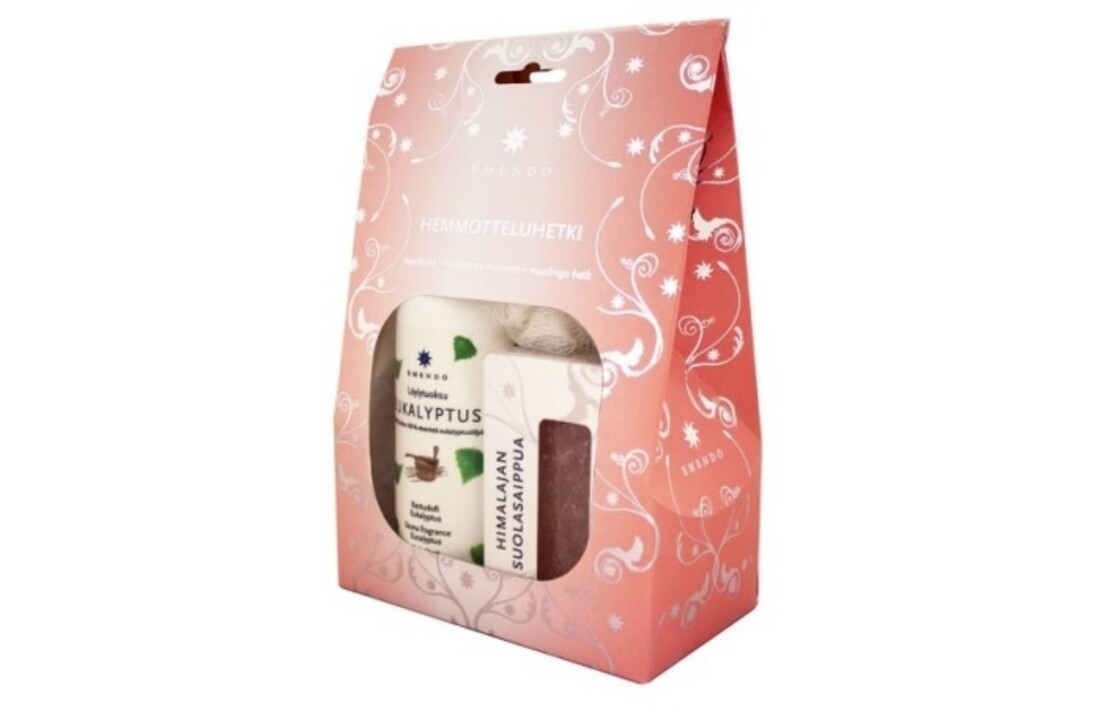 Emendo Sauna verzorging set Eucalyptus en Himalaya