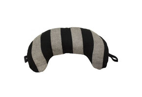 Emendo sauna nek kussen zwart 37 x 20 cm