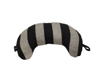 Emendo sauna nek kussen zwart 37 x 20 cm