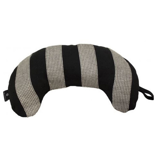 Emendo sauna nek kussen zwart 37 x 20 cm