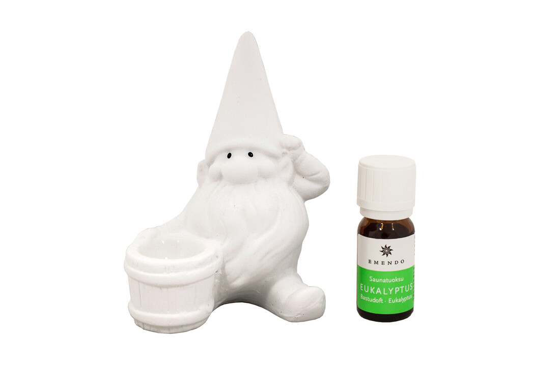Emendo Sauna kabouter met etherische olie Eucalyptus