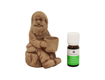 Emendo Sauna zittende kabouter met etherische olie Eucalyptus