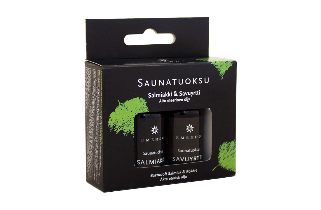 Emendo Sauna geuren Salmiak & Rookkruid 2 × 10 ml