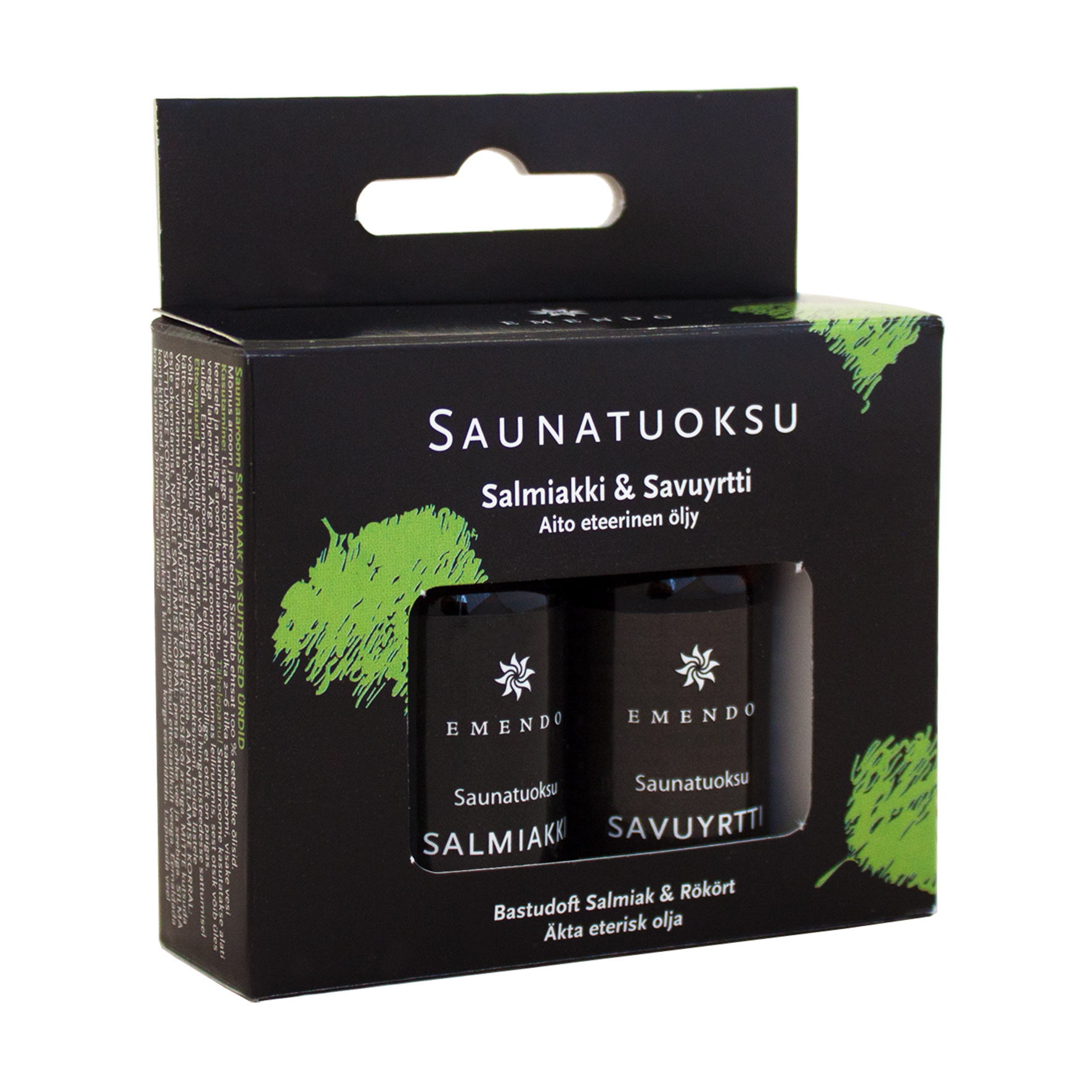 Emendo Sauna geuren Salmiak & Rookkruid 2 × 10 ml