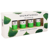 Emendo set Sauna geuren 4x10ml inclusief houten rekje