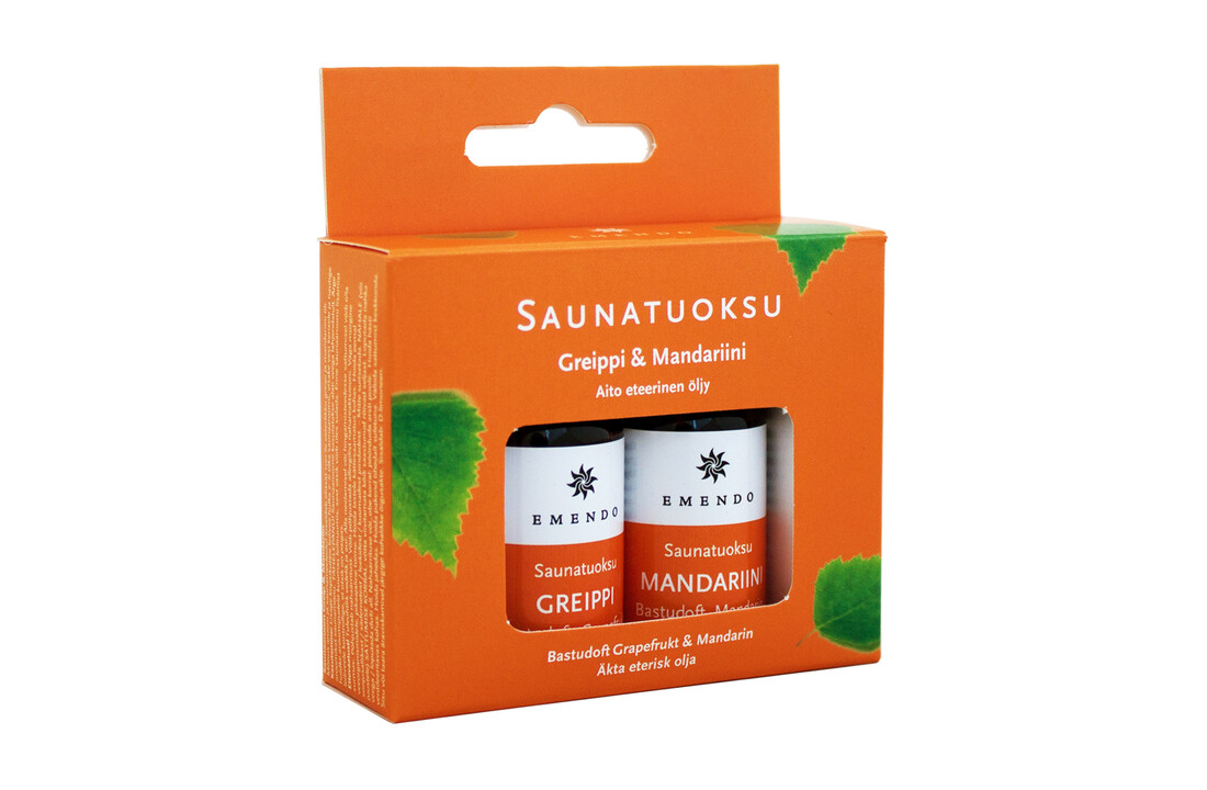 Emendo Sauna geuren Grapefruit & Mandarijn 2 x 10 ml  - Greippi & Mandariini