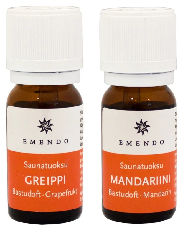 Emendo Sauna geuren Grapefruit & Mandarijn 2 x 10 ml  - Greippi & Mandariini