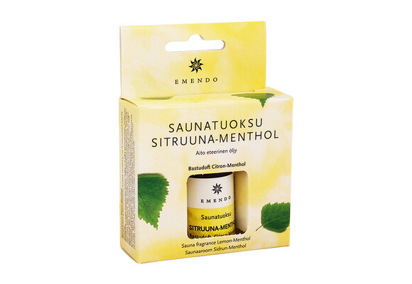 Emendo Sauna geur Lemon - Menthol 10 ml | Sitruuna-Menthol