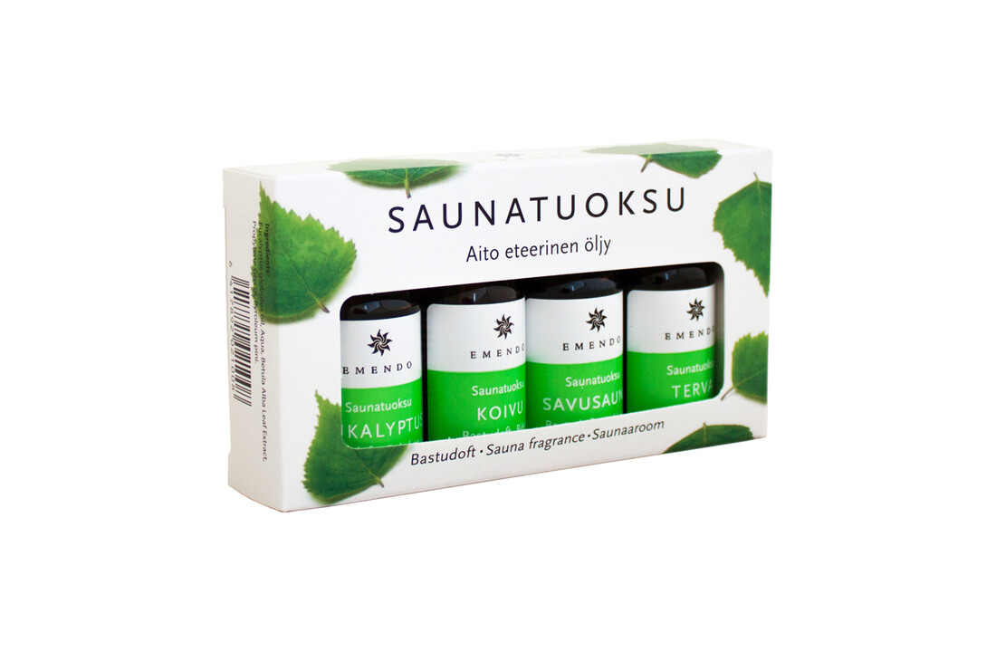Emendo set Sauna geuren 4x10ml - Etherische olie