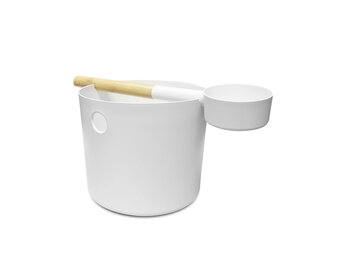KOLO Sauna Emmer en Lepel - Wit
