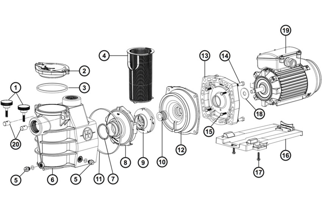 Hayward Max Flo  Diffuser - diverse afmetingen