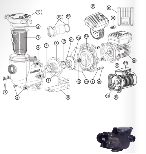Hayward tristar impeller ring SPX3021R