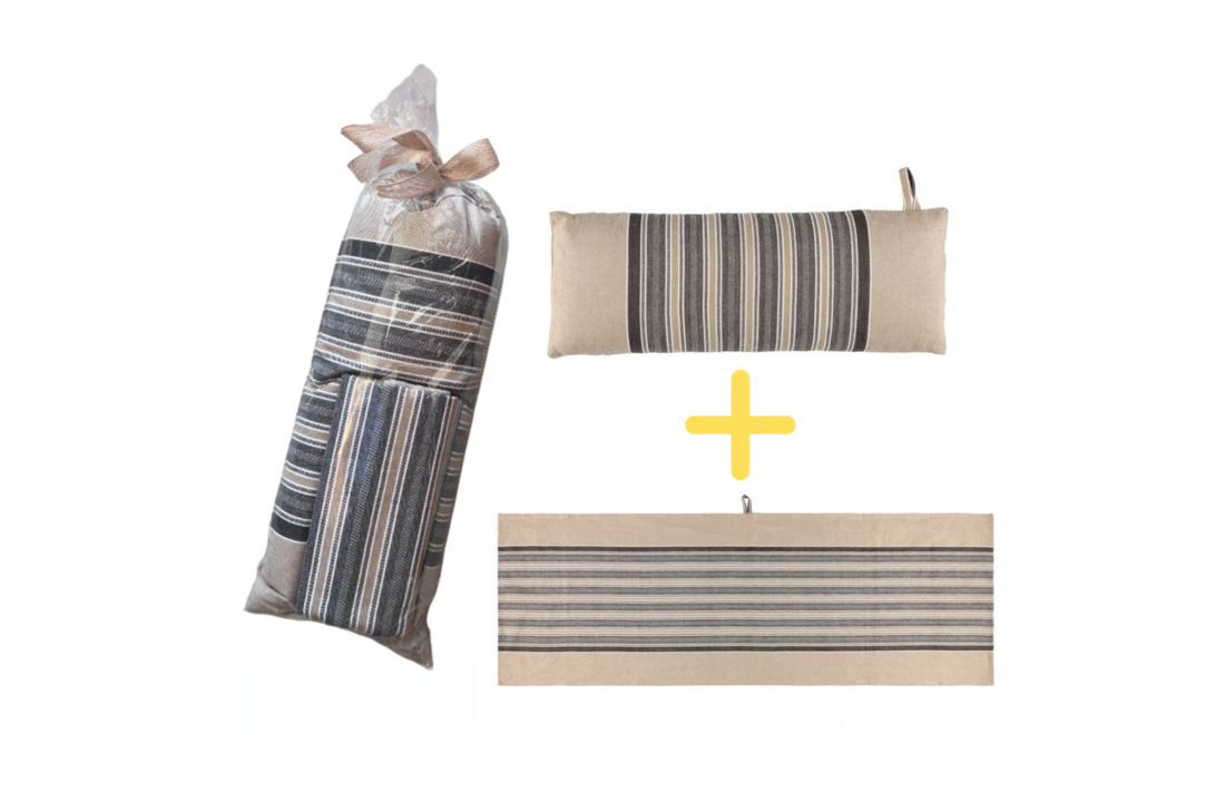 Gift Set - Sauna Kleed en Sauna Kussen