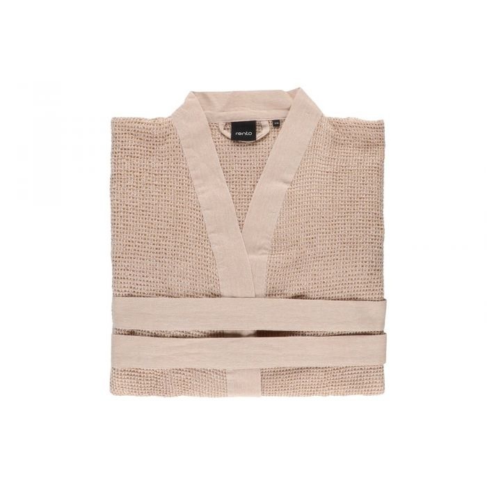 Rento Badjas Kenno L/XL beige/wit