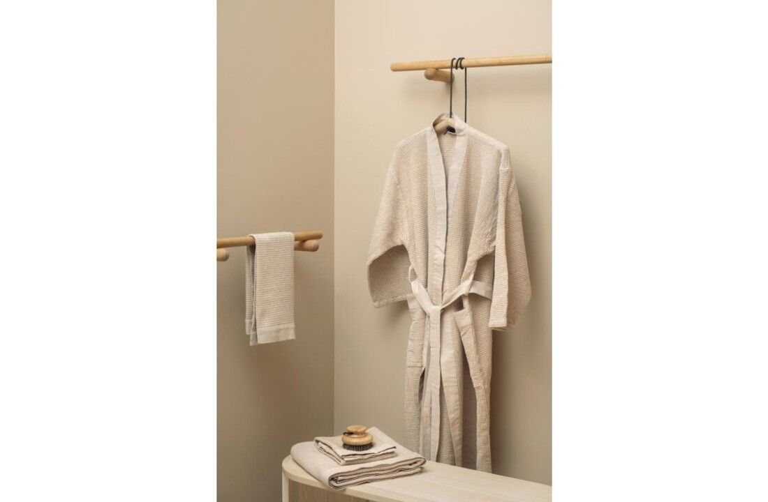 Rento Badjas Kenno L/XL beige/wit