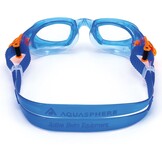 Kinder Duikbril zwembril Mobykid Junior Clear Lens blauw/oranje