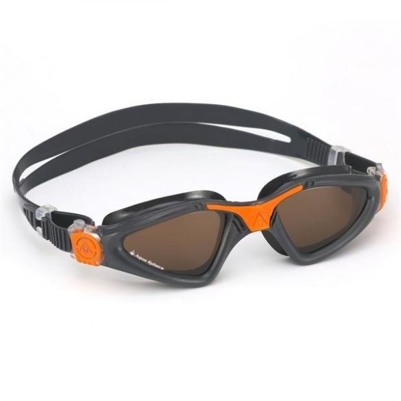 Aqua Sphere Kayenne Zwembril / Duikbril – Gepolariseerde Lens Grijs/Oranje