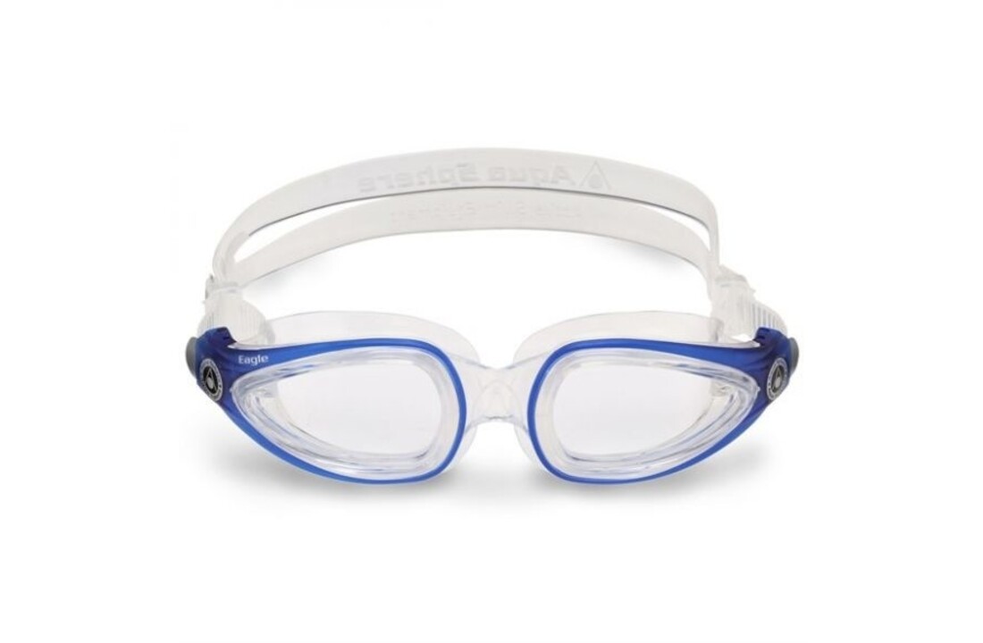 Aqua Sphere Eagle Zwembril / Duikbril – Transparante Lens Blauw
