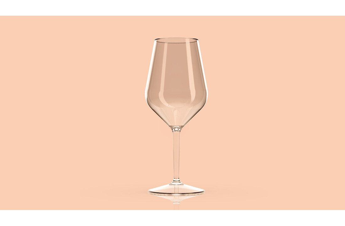 Happy Glass Lady Abigail Wijnglas - Set van 2 Kunststof Glazen 470ml