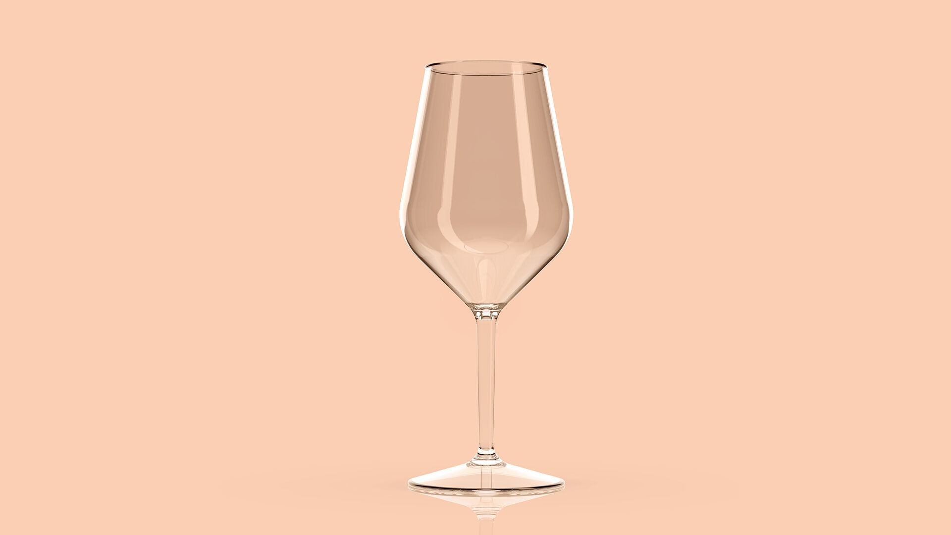 Happy Glass Lady Abigail Wijnglas - Set van 2 Kunststof Glazen 470ml