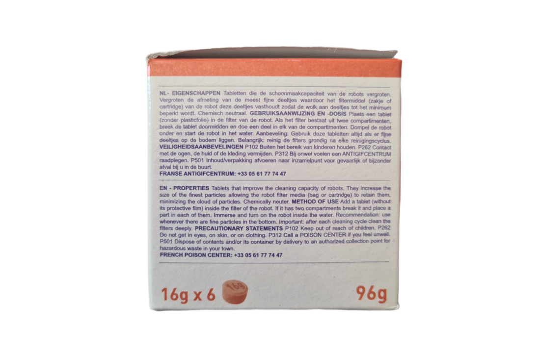 Vlokmiddel Robot - 96 Gr tabletten
