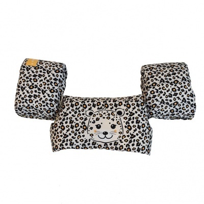 Puddle Jumper Beige Panterprint 2-6 jaar