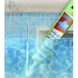 Mastic zwembadkit blanc wit - lijmkit